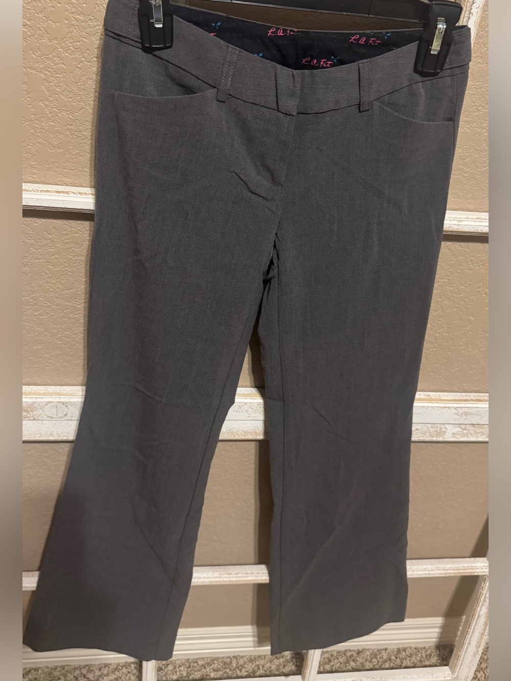 Y2K Joe Benbasset Women's Gray Boot-Cut Dress Pants [MSRP $35]